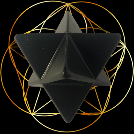 Shungite Merkaba – Sacred Geometry for Balance, Protection & Spiritual Expansion