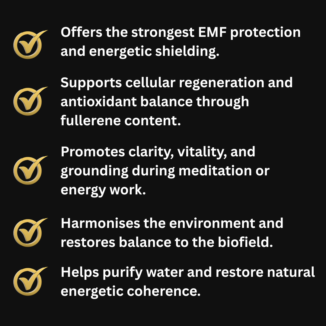 Elite (Noble) Shungite - The Purest Form of Shungite Energy