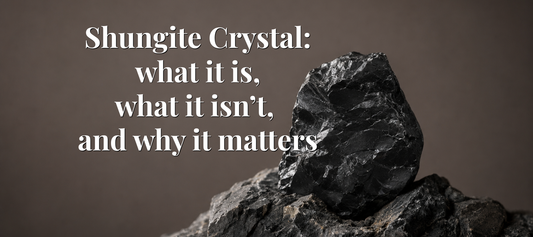 Shungite crystal: what it is and why it’s not a crystal