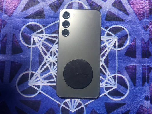 Xtra-Large Circle Shungite Phone/Tablet/Laptop Stick’em (50mm)