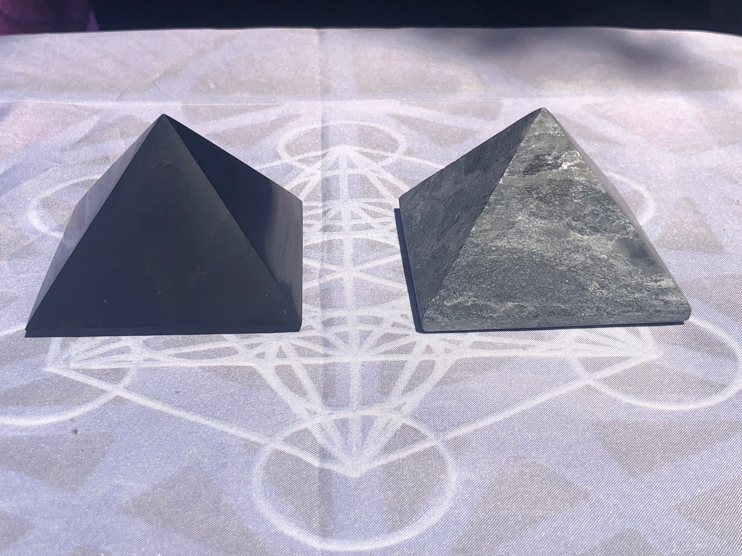 Large Shungite and Soapstone Pyramid Harmonisers (3.2m influence range)