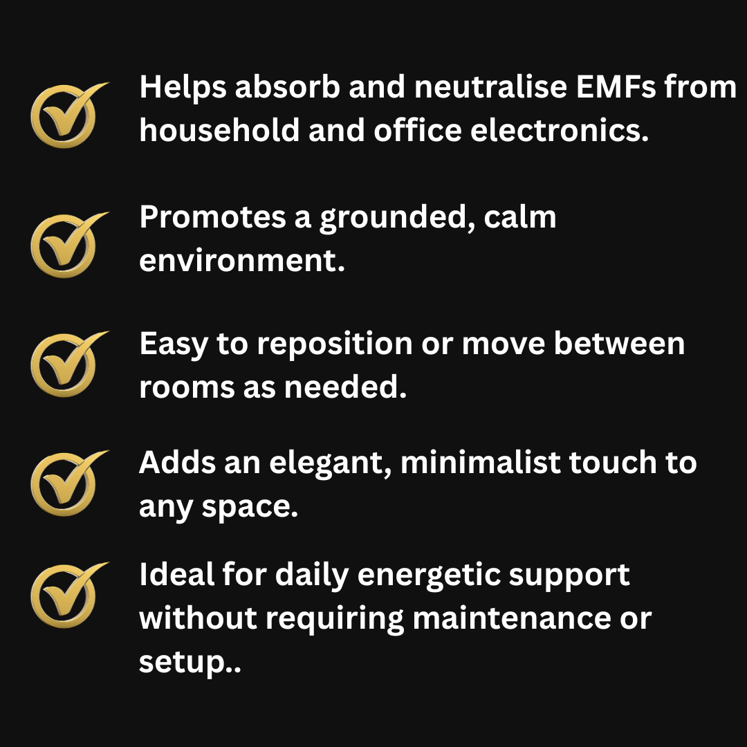 Shungite Magnet – Everyday EMF Protection & Energetic Balance